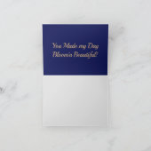 Oranje Waterverf van de waterlinie Bedankkaart (Binnen)