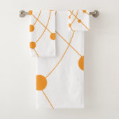 Oranje web bad handdoek (Insitu)