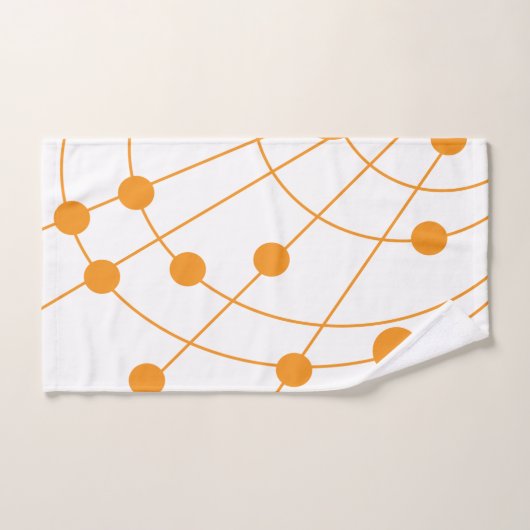 Oranje web bad handdoek (Handdoek)