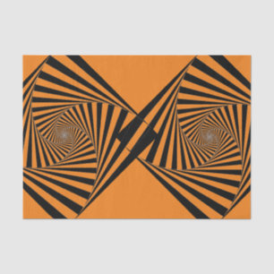 ORANJE Weefselpapier HALLOWEEN PSYCHEDELISCH PATRO Tissuepapier