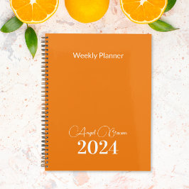 Oranje Weekly Maandelijkse Business Planner