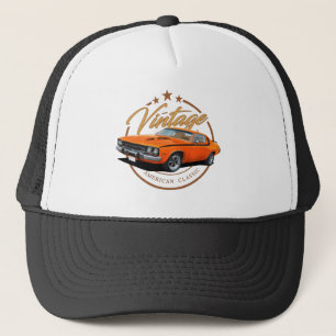 Oranje  wegwerper trucker pet