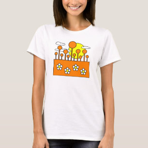 Oranje wereld t-shirt
