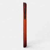 oranje wereldkaart Case-Mate iPhone case (Achterkant/links)