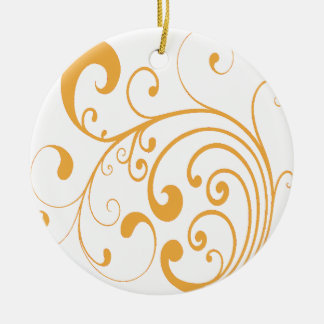 Oranje wervelkolom Ornament
