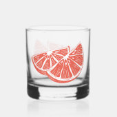 Oranje Whisky Glas (Voorkant)