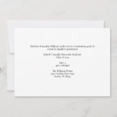 Oranje White Afstuderen 2023 Graduation Party Aankondiging (Achterkant)