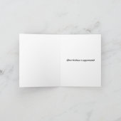 Oranje Wild Dier Patroon Dank U Bedankkaart (Binnen)