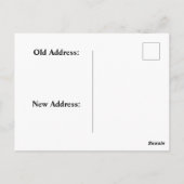 Oranje Wildbloemen Blauw en Witte Bloemen Nieuw Ad Briefkaart (Achterkant)