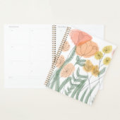 Oranje wilde bloemen planner (Display)