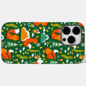 Oranje wilde herfst winter bos vos Case-Mate iPhone case (Achterkant (horizontaal))