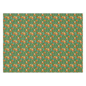 Oranje wilde herfst winter bos vos tafelkleed (Voorkant (Horizontaal))