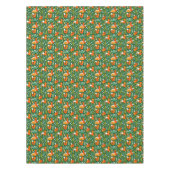 Oranje wilde herfst winter bos vos tafelkleed (Voorkant)