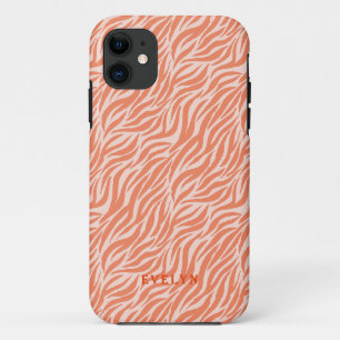 Oranje wilde tijgerstrepen Case-Mate iPhone case