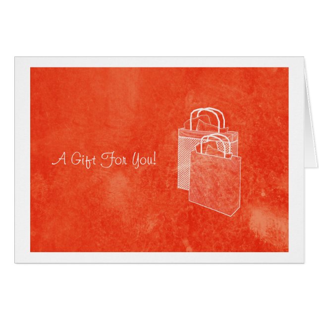 Oranje winkelen Spreken geld ingesloten (Voorkant Horizontaal)