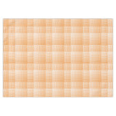 Oranje Wit Dambord Abstract Patroon Tafelkleed (Voorkant (Horizontaal))