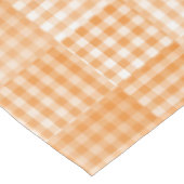 Oranje Wit Dambord Abstract Patroon Tafelkleed (Gekanteld)