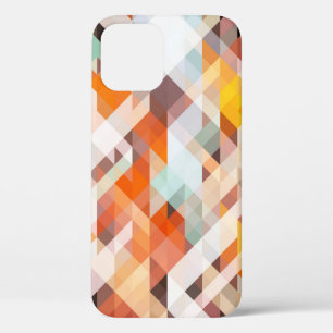 Oranje wit geometrisch: veelhoekige achtergrond Case-Mate iPhone case