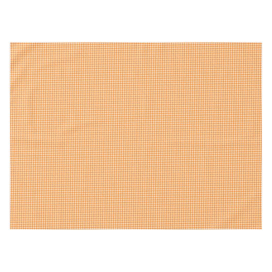 Oranje wit geruit Check Herfst Halloween Party Tafelkleed (Voorkant (Horizontaal))