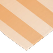 Oranje wit gestreept patroon tafelkleed (Gekanteld)