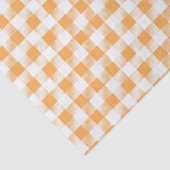 Oranje wit patroon tissuepapier (Detail)