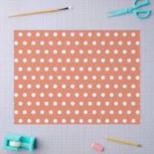 ORANJE WIT STIP CUSTOMISED STIJLVOOL EENVOUDIG TISSUEPAPIER (Craft)