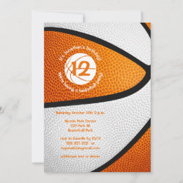 oranje wit team kleuren kinder basketbalwedstrijd kaart