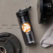 Oranje wit volleybal team kleuren atleet naam