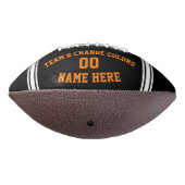 Oranje wit zwart of pas uw eigen Football aan (Gedraaid 270)