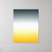 ORANJE WITTE BLUEGREEN Oorspronkelijk verloopcanva Canvas Afdruk (Voorkant)