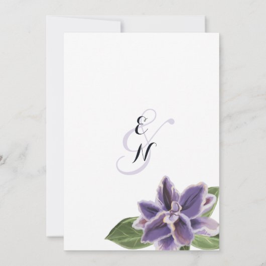 Oranje-witte bruinbloemigaard kaart (Achterkant)