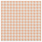 Oranje witte-dieptandouterpatroon stof (Close Up)