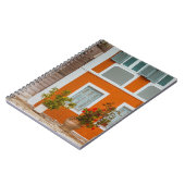 ORANJE WITTE EN GRIJS CONCRETE BOUW NOTITIEBOEK (Linkerzijde)