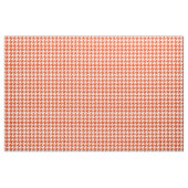 Oranje Witte Houndstooth Check Stof (Yard (91,4 cm))