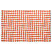 Oranje Witte Houndstooth Check Stof (Fat Quarter)