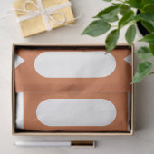 Oranje witte moderne geometrische tissuepapier (Geschenk)