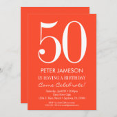 Oranje-witte, moderne kaart (Voorkant / Achterkant)