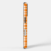Oranje Witte Plaid Patroon Case-Mate iPhone Case (Achterkant / Rechts)