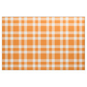 Oranje Witte Plaid Patroon Stof (Fat Quarter)