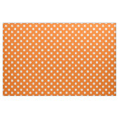 Oranje Witte Polka Dots Textiel Stof (Fat Quarter)