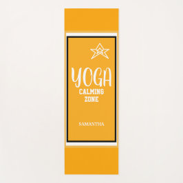 Oranje Witte Ster Naam Yogamat
