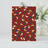 Oranje witte vlinders, Emerald, Sapphire op red Bedankkaart (Staand voorkant)