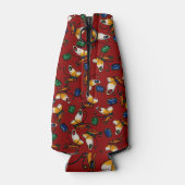 Oranje witte vlinders, Emerald, Sapphire op red Flesjeskoeler (Achterkant)