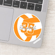 oranje witte volleybal team kleuren