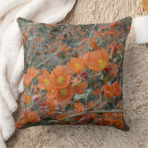 Oranje woestijnvloer in bloem