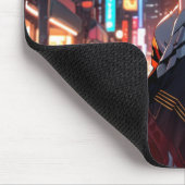 Oranje Wolf Mousepad Muismat (Hoek)