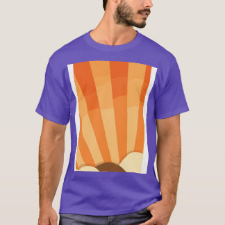 Oranje wolken 1 t-shirt