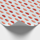 Oranje wolken - Aquarelle Cadeaupapier (Hoek)