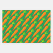 Oranje wortel plant gebaseerde voedsel aangepaste  inpakpapier vel (Voorkant 3)