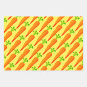 Oranje wortel plant gebaseerde voedsel aangepaste  inpakpapier vel (Voorkant 2)